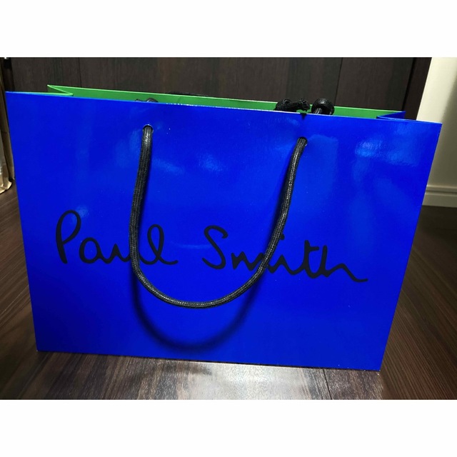 Paul Smith(ポールスミス)のポールスミス　正規店　ショップ袋　未使用　青×緑 レディースのバッグ(ショップ袋)の商品写真