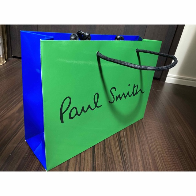 Paul Smith(ポールスミス)のポールスミス　正規店　ショップ袋　未使用　青×緑 レディースのバッグ(ショップ袋)の商品写真