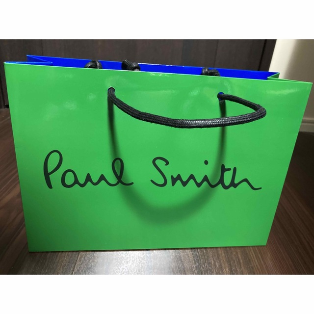 Paul Smith(ポールスミス)のポールスミス　正規店　ショップ袋　未使用　青×緑 レディースのバッグ(ショップ袋)の商品写真