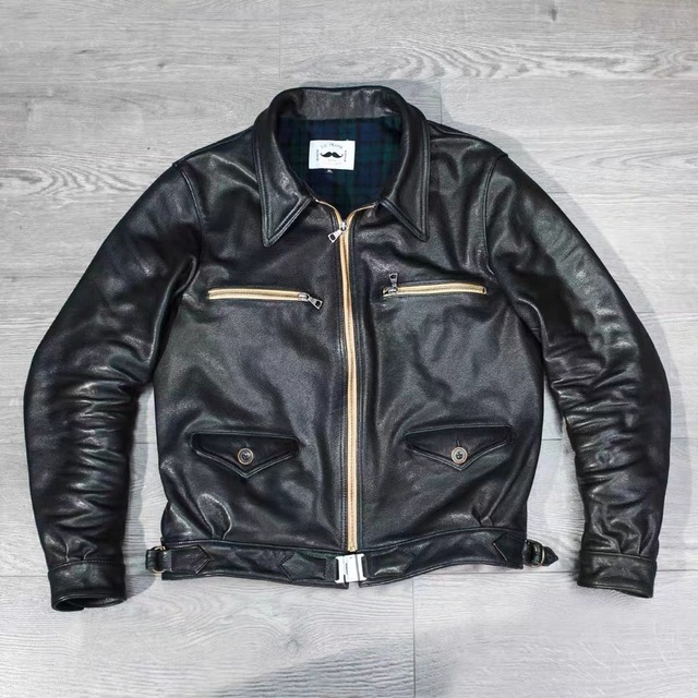 ドイツ軍 フライトジャケット レザージャケット バッファロー 3XL 海外