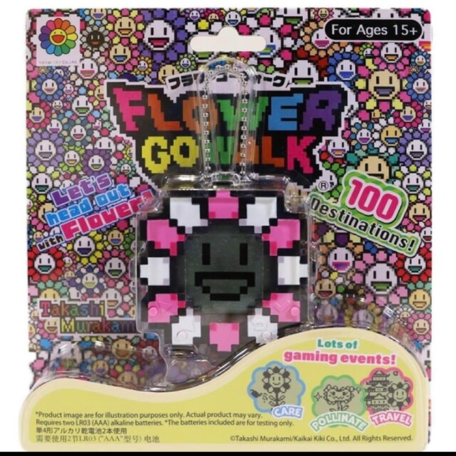 FLOWER GO WALK 村上隆 ゲーム機 Pink&White-