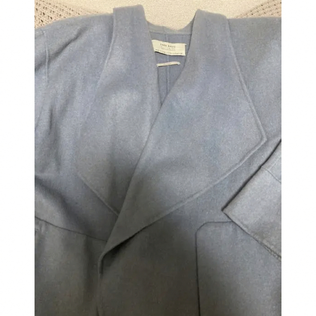 ZARA(ザラ)のZARA Basic Handmadeウールコート XS レディースのジャケット/アウター(ロングコート)の商品写真