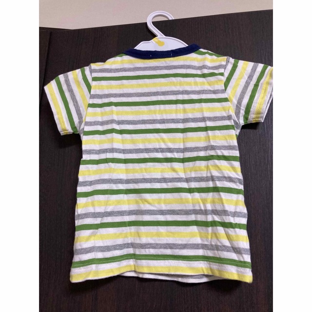 BeBe(ベベ)のTシャツ　イエロー系ボーダー　マリンテイスト　90センチ　BEBE キッズ/ベビー/マタニティのキッズ服男の子用(90cm~)(Tシャツ/カットソー)の商品写真