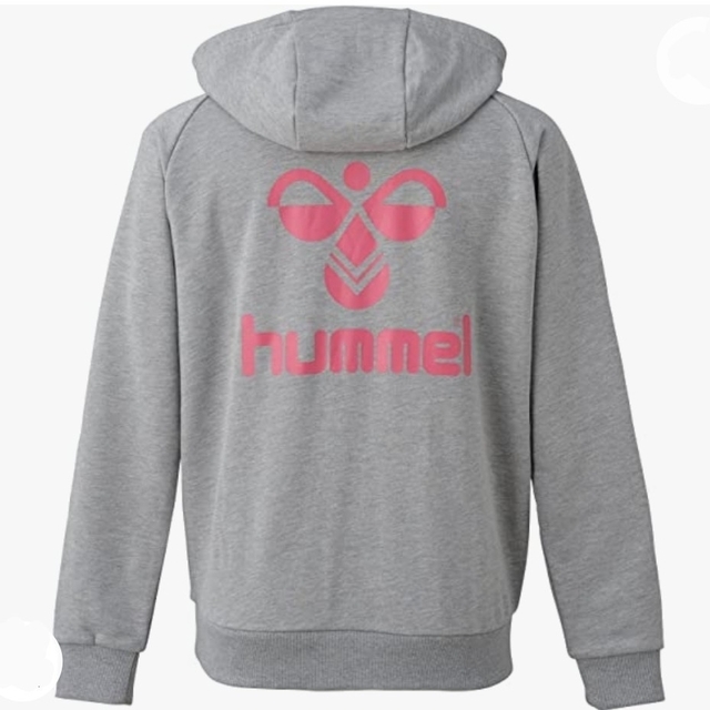 hummel(ヒュンメル)のヒュンメル バックプリント付き 裏毛スウェット パーカー Ｌ 新品 紙タグ付き スポーツ/アウトドアのサッカー/フットサル(ウェア)の商品写真