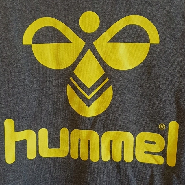 hummel(ヒュンメル)のヒュンメル バックプリント付き 裏毛スウェット パーカー Ｌ 新品 紙タグ付き スポーツ/アウトドアのサッカー/フットサル(ウェア)の商品写真