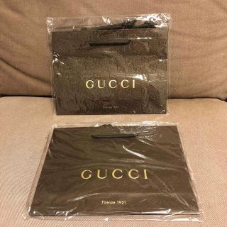 GUCCIの紙袋　２枚(ショップ袋)