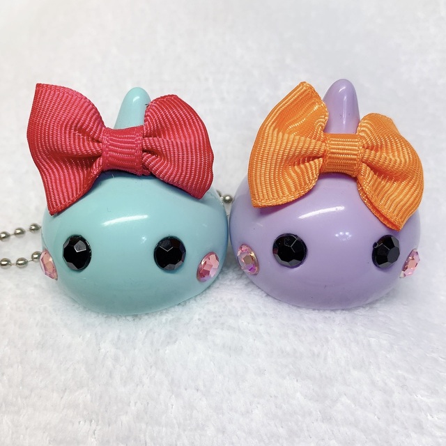 サン宝石 ほっぺちゃん キーホルダー BC 水色 紫色 | フリマアプリ ラクマ