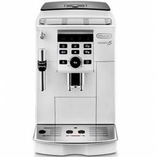 デロンギ(DeLonghi)のデロンギ コンパクト全自動コーヒーメーカー ホワイト ECAM23120WN(コーヒーメーカー)