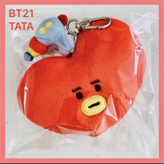 BT21(ビーティーイシビル)の【日本限定】BT21 TATA ぬいぐるみ コインケース エンタメ/ホビーのCD(K-POP/アジア)の商品写真