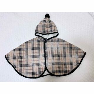 バーバリー(BURBERRY)のBurberry チェック柄ポンチョ(ジャケット/コート)