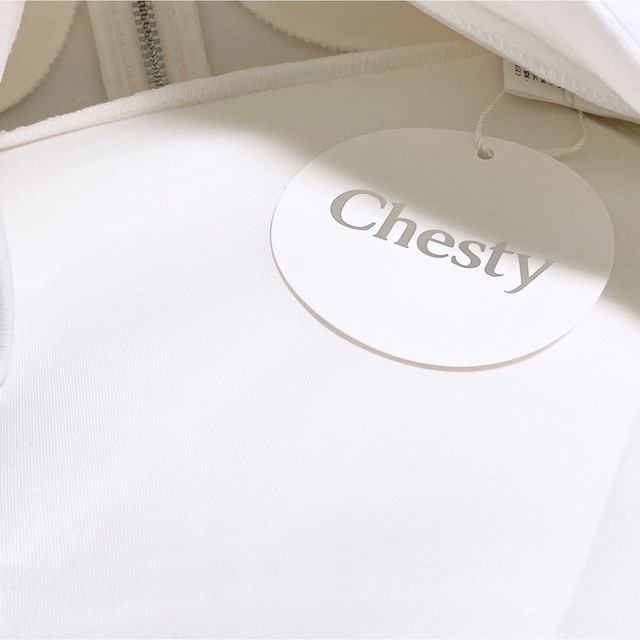 Chesty(チェスティ)のChesty リボンパーカー　Mサイズ レディースのトップス(パーカー)の商品写真