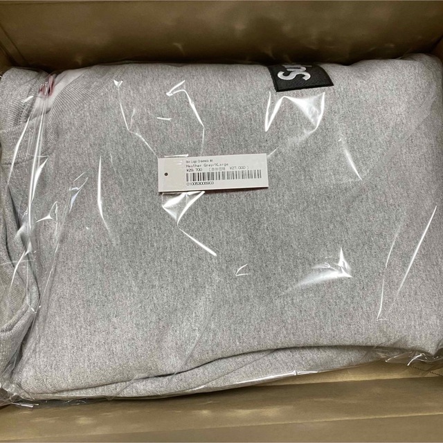 【XL】Box Logo Crewneck Heather Grey