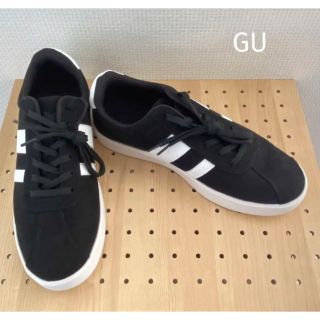 ジーユー(GU)のGUジーユー＊スニーカー＊スエード＊black(スニーカー)