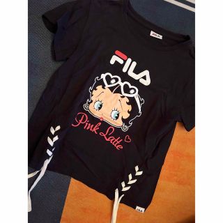 ピンクラテ(PINK-latte)のPINK-latte×FILA ベティちゃん(Tシャツ(半袖/袖なし))