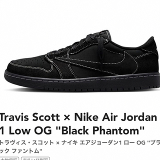 ナイキ(NIKE)のTravis Scott × Nike Air Jordan 1 Low OG (スニーカー)