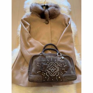 LOEWE - 【LOWE】スエードアマソナ✨スタッズビジュー✨ミニボストン