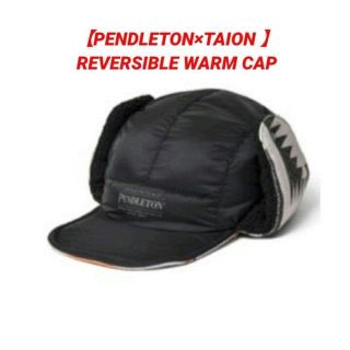 ペンドルトン(PENDLETON)の★【PENDLETON×TAION 】リバーシブル フライトキャップ BLACK(キャップ)