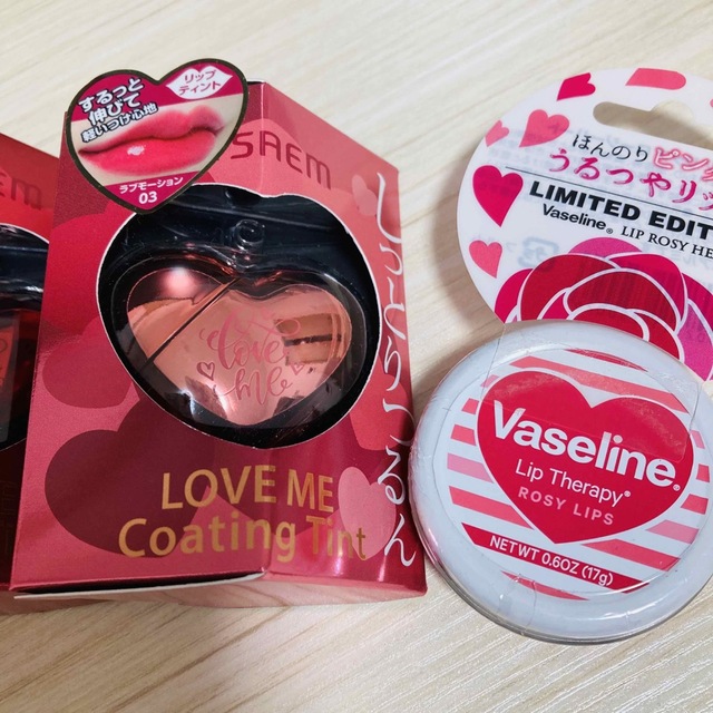 Vaseline(ヴァセリン)のザ・セム　ラブミーコーティングティント（リップグロス）３個セット コスメ/美容のベースメイク/化粧品(リップグロス)の商品写真