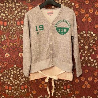 DENIM DUNGAREE - 【DENIM DUNGAREE】エプロン付きカーディガン 14