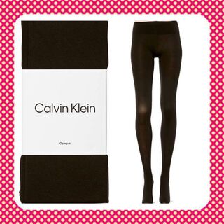 カルバンクライン(Calvin Klein)の新品未使用　カルバンクライン　タイツ　60デニール　カプチーノ　Lサイズ(タイツ/ストッキング)