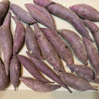 2.数量限定早勝超人気減農薬栽培紫芋福むらさきいもコンパクト箱込み約1.3kg (野菜)
