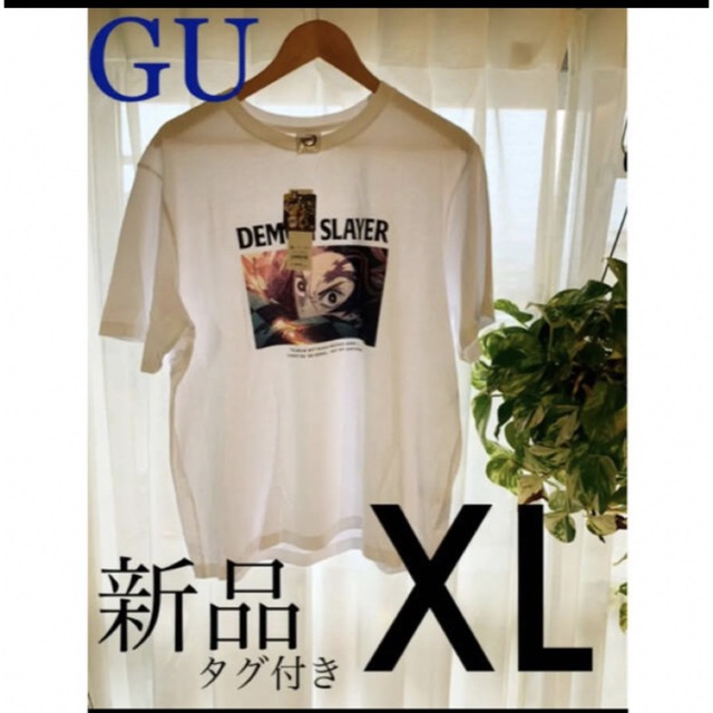GU(ジーユー)の鬼滅の刃レディースXL  レディースのトップス(Tシャツ(半袖/袖なし))の商品写真