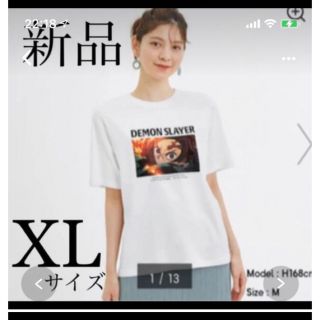 ジーユー(GU)の鬼滅の刃レディースXL (Tシャツ(半袖/袖なし))