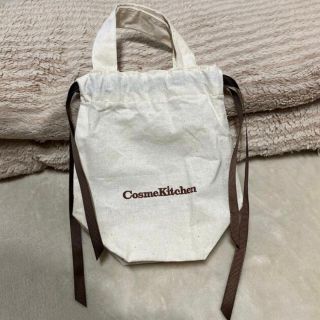 コスメキッチン(Cosme Kitchen)の【新品 未使用】コスメキッチン CosmeKitchen 巾着型ポーチ (ポーチ)