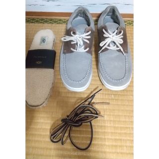 UGG アグ ムートン 27センチサイズ：27.0cm●色 : ベージュブラ(スリッポン/モカシン)