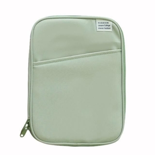 iPad タブレット ケース バッグ  保護カバー くすみグリーン(その他)