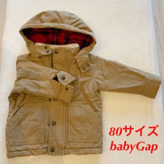 【12/29までお値下げ中】 babyGap 80サイズ モッズコート ベージュ(ジャケット/コート)