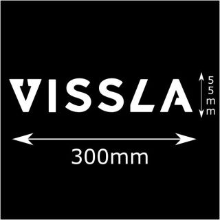 VISSLA - 2枚セット ヴィスラ ステッカー VISSLA カッティングシートの