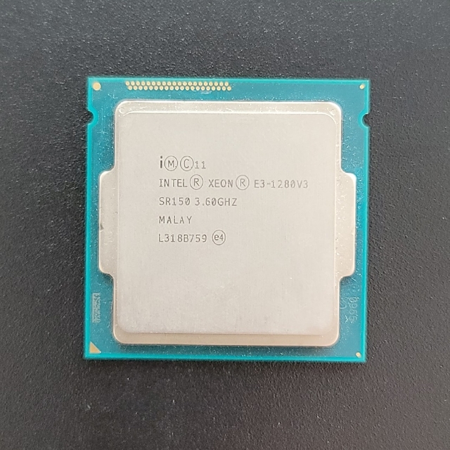 Intel XEON E3 1280 V3 3.6GHz 4コア8スレッド