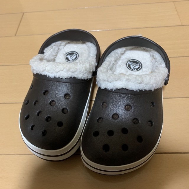 crocs(クロックス)のクロックス18cm（C11） キッズ/ベビー/マタニティのキッズ靴/シューズ(15cm~)(スリッポン)の商品写真