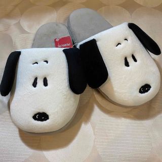 スヌーピー(SNOOPY)の【冷える足元に】スヌーピー SNOOPY ふわふわ スリッパ(スリッパ/ルームシューズ)