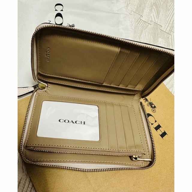 大阪のショップ 新作COACH 【CA636】ミディアム 財布フローラル