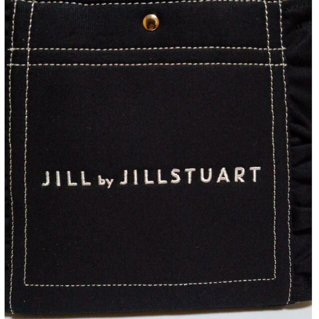 JILL by JILLSTUART(ジルバイジルスチュアート)の【新品】ジルバイジルスチュアート フリルトートバッグ(小)  ブラック レディースのバッグ(トートバッグ)の商品写真