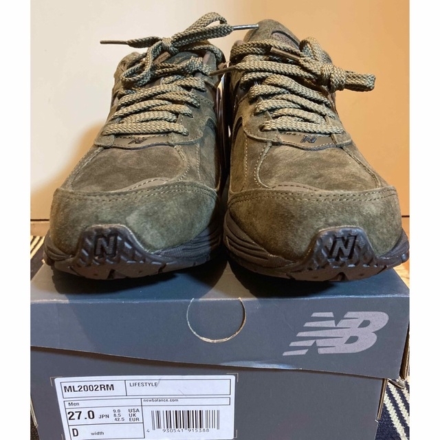 New Balance(ニューバランス)の【mim様】ニューバランス ML2002RM OLIVE 27cm メンズの靴/シューズ(スニーカー)の商品写真