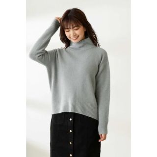 プロポーションボディドレッシング(PROPORTION BODY DRESSING)の美品 プロポーションボディドレッシング  FOXハイネックゆるニット(ニット/セーター)