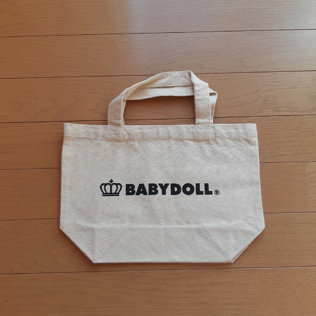 BABYDOLL(ベビードール)のベビードール　エコバッグ　トートバッグ　ミニバッグ　S レディースのバッグ(エコバッグ)の商品写真