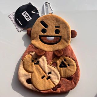 BT21 ペンケース カラビナ付き Shooky(キャラクターグッズ)