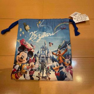 ディズニー(Disney)の新品、未使用　東京ディズニーリゾート25th巾着(ランチボックス巾着)