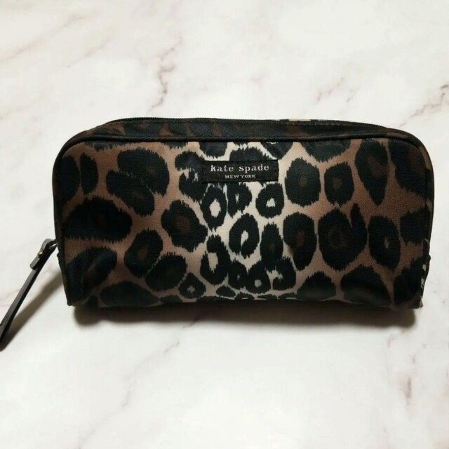 kate spade ケイトスペード ポーチ ヒョウ柄 レオパード | フリマアプリ ラクマ