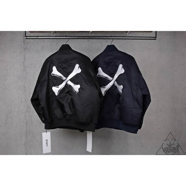 W)taps - Wtaps TEAM JACKET NYLON TWILL ブラック 黒の通販 by たんけ