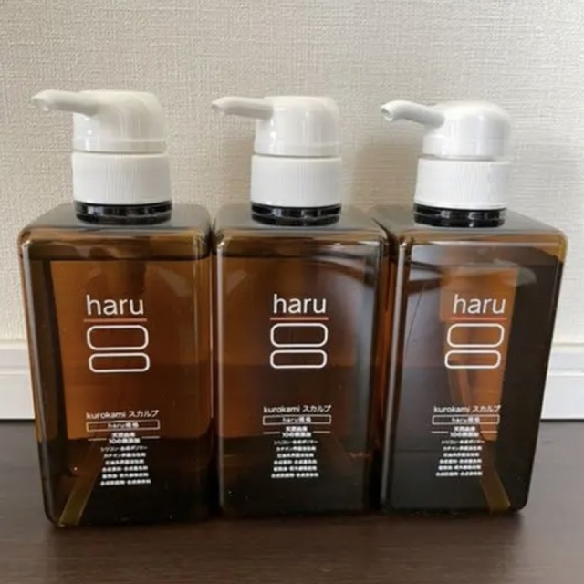 haru - 【新品・未使用】haru kurokamiスカルプ 400ml 3本セットの通販 ...