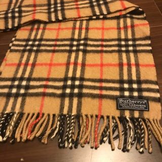 BURBERRY - バーバリーロンドン カシミヤ100%マフラー ノバチェック