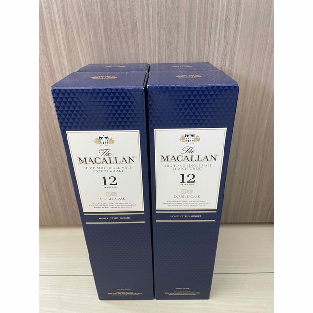 マッカラン12年ダブルカスク THE MACALLAN 4本 新品未開封