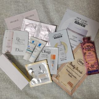 コスメデコルテ(COSME DECORTE)の試供品まとめ売り Dior YSL ラロッシュポゼ SABON DECORTE(サンプル/トライアルキット)