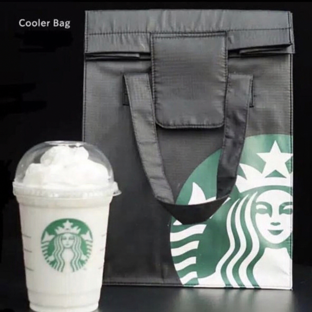Starbucks Coffee(スターバックスコーヒー)のstarbucks スタバ 保冷バック クーラーバッグ Coolerbag インテリア/住まい/日用品のキッチン/食器(弁当用品)の商品写真