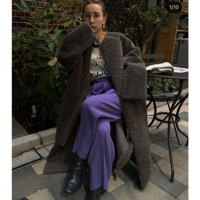 大阪販売中 Ameri vintage REVERSIBLE TWIN BOA COAT - dadivahotel.com.br